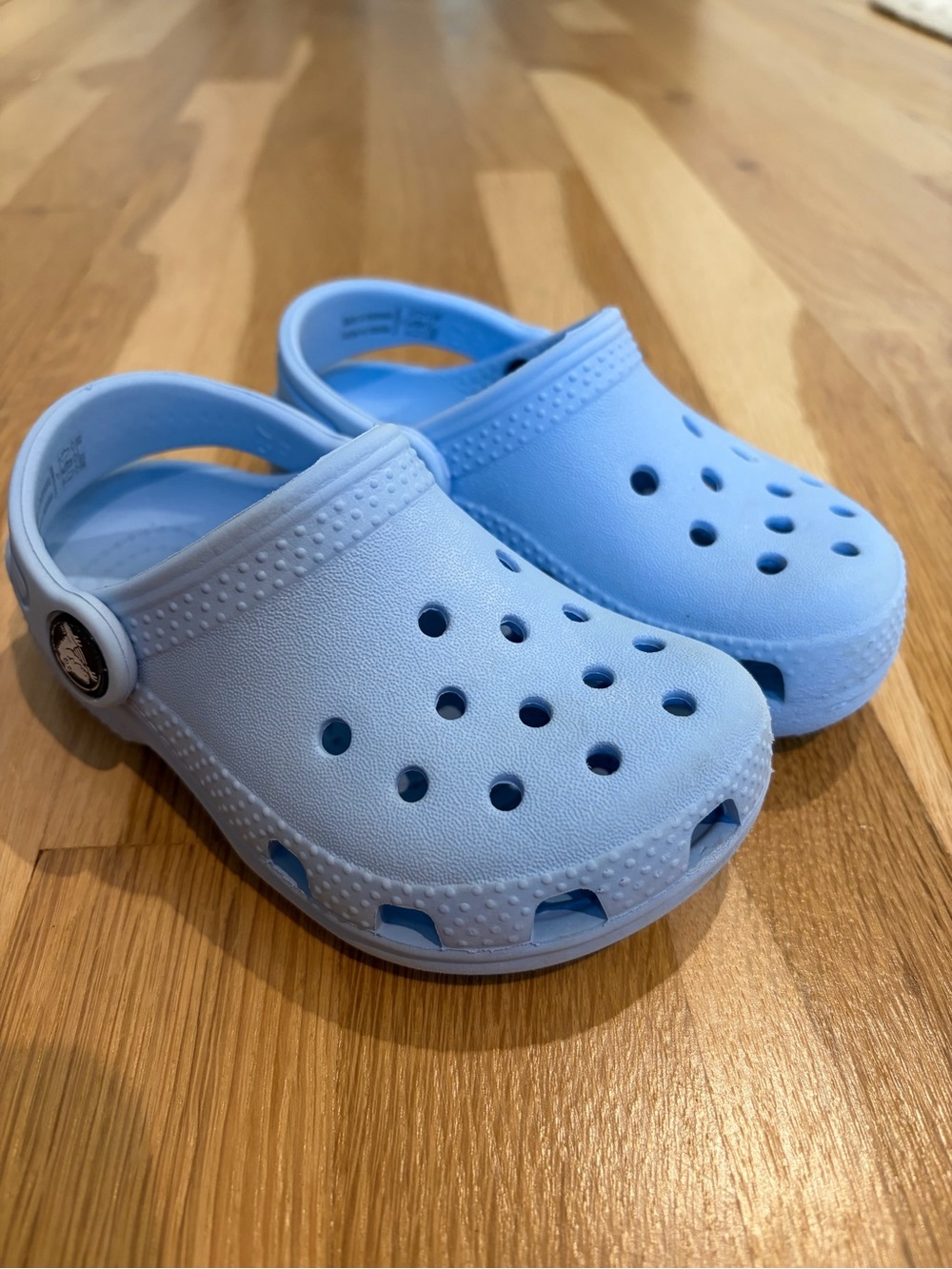CROCS Kids Light Blue Classic Clogs 7T
